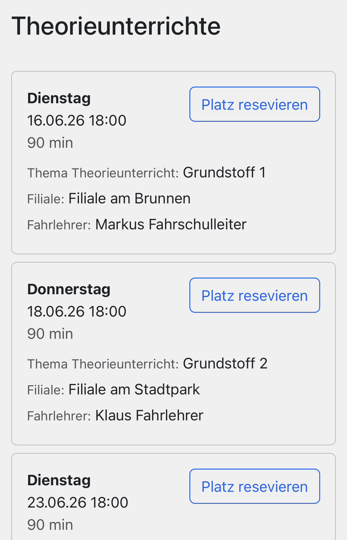 fahrschulia-theorieunterricht-reservierungssystem Fahrschulia Theorieunterricht Reservierungssystem